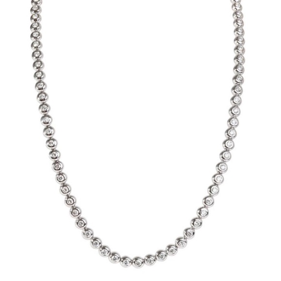 Tiffany & Co. Jewelry - Tiffany & Co. Diamond Tennis Necklace in Platinum, '5.50 CTW'